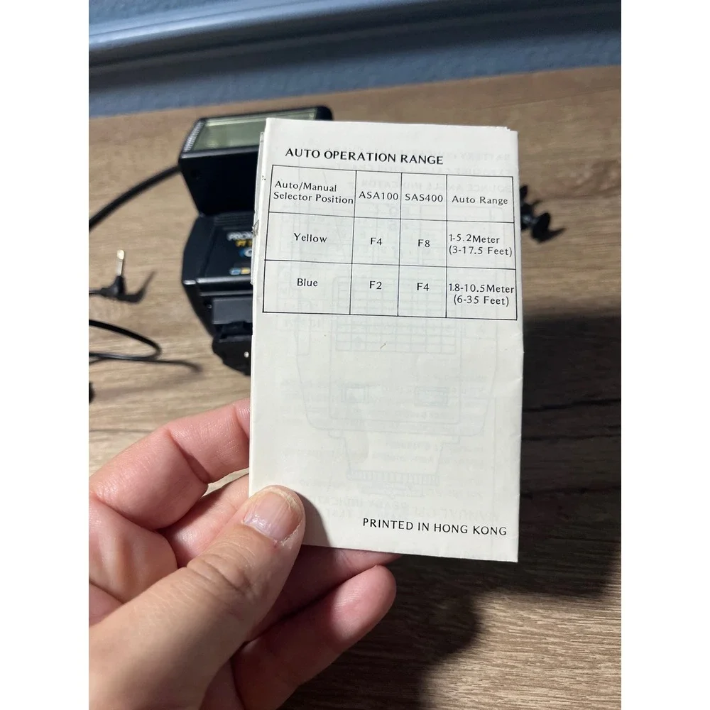 Promaster FT 1700 Automatic Thyristor Bounce‎ Flash Camera Speedlight NOT TESTED
